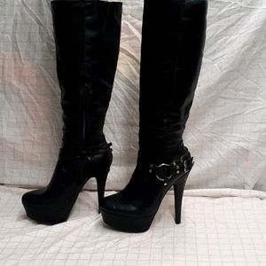 SHI platform boots 4.5 in heel